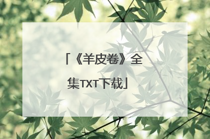 《羊皮卷》全集TXT下载