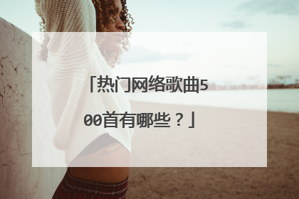 热门网络歌曲500首有哪些?