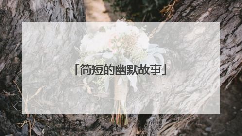 简短的幽默故事