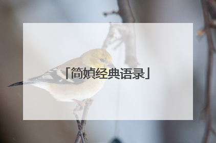简媜经典语录