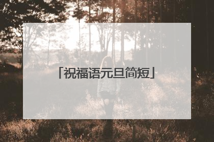 祝福语元旦简短