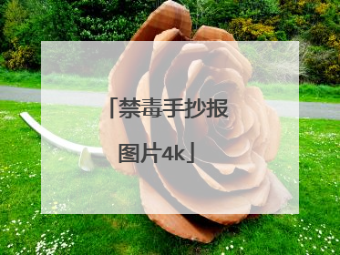 禁毒手抄报图片4k