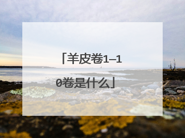 羊皮卷1—10卷是什么