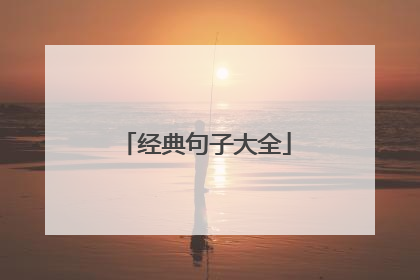 经典句子大全