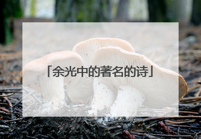 余光中的著名的诗