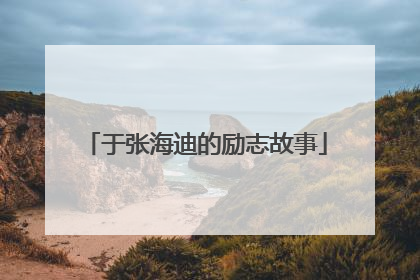 于张海迪的励志故事