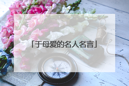 于母爱的名人名言