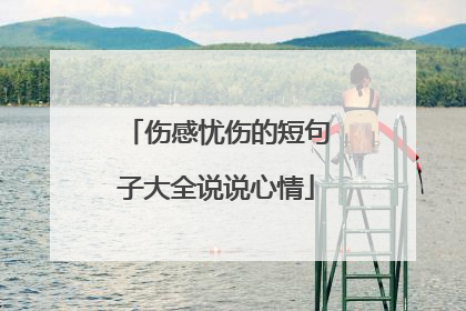 伤感忧伤的短句子大全说说心情