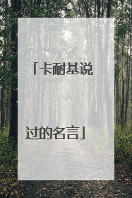 卡耐基说过的名言