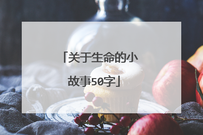 关于生命的小故事50字