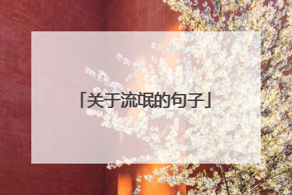 关于流氓的句子