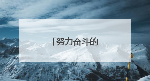 努力奋斗的人生格言