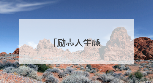 励志人生感悟的文章