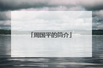 周国平的简介