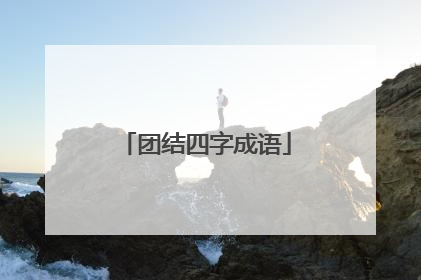 团结四字成语