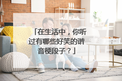 在生活中，你听过有哪些好笑的谐音梗段子？