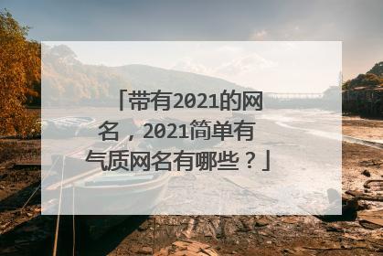带有2021的网名,2021简单有气质网名有哪些?