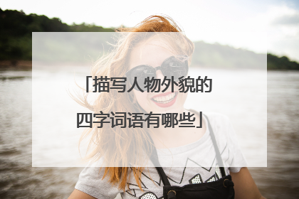 描写人物外貌的四字词语有哪些