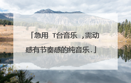 急用 T台音乐 ,需动感有节奏感的纯音乐.