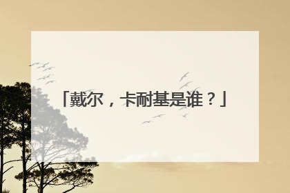 戴尔，卡耐基是谁？