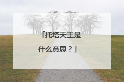 托塔天王是什么意思?