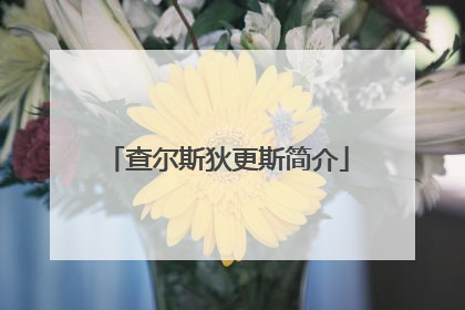 查尔斯狄更斯简介