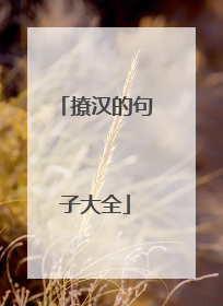 撩汉的句子大全