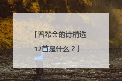 普希金的诗精选12首是什么?
