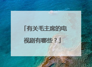 有关毛主席的电视剧有哪些?