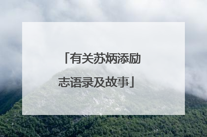 有关苏炳添励志语录及故事