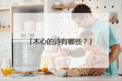 木心的诗有哪些?