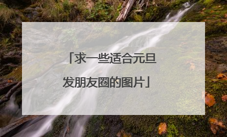 求一些适合元旦发朋友圈的图片