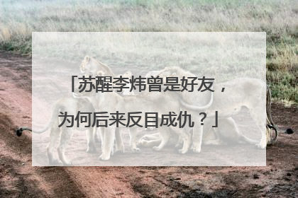 苏醒李炜曾是好友,为何后来反目成仇?