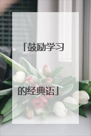 鼓励学习的经典语