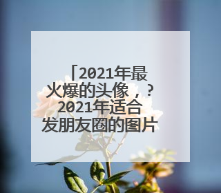 2021年最火爆的头像,?2021年适合发朋友圈的图片有哪些?