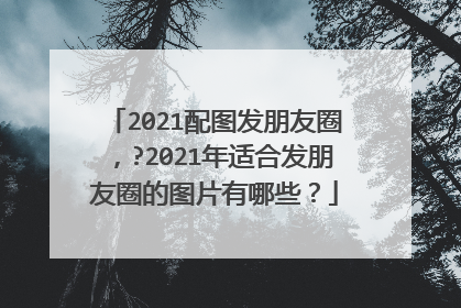 2021配图发朋友圈,?2021年适合发朋友圈的图片有哪些?